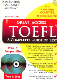 Great Access Toefl A Complette Guide of Test
