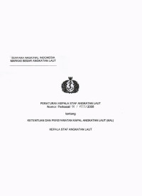 KETENTUAN DAN PERSYARATAN KAPAL ANGKATAN LAUT (KAL)