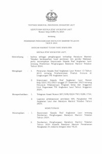 PEMBERIAN PENGHARGAAN BATALYON MARINIR TELADAN TAHUN 2024