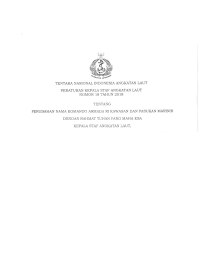 PERUBAHAN NAMA KOMANDO ARMADA RI KAWASAN DAN PASUKAN MARINIR